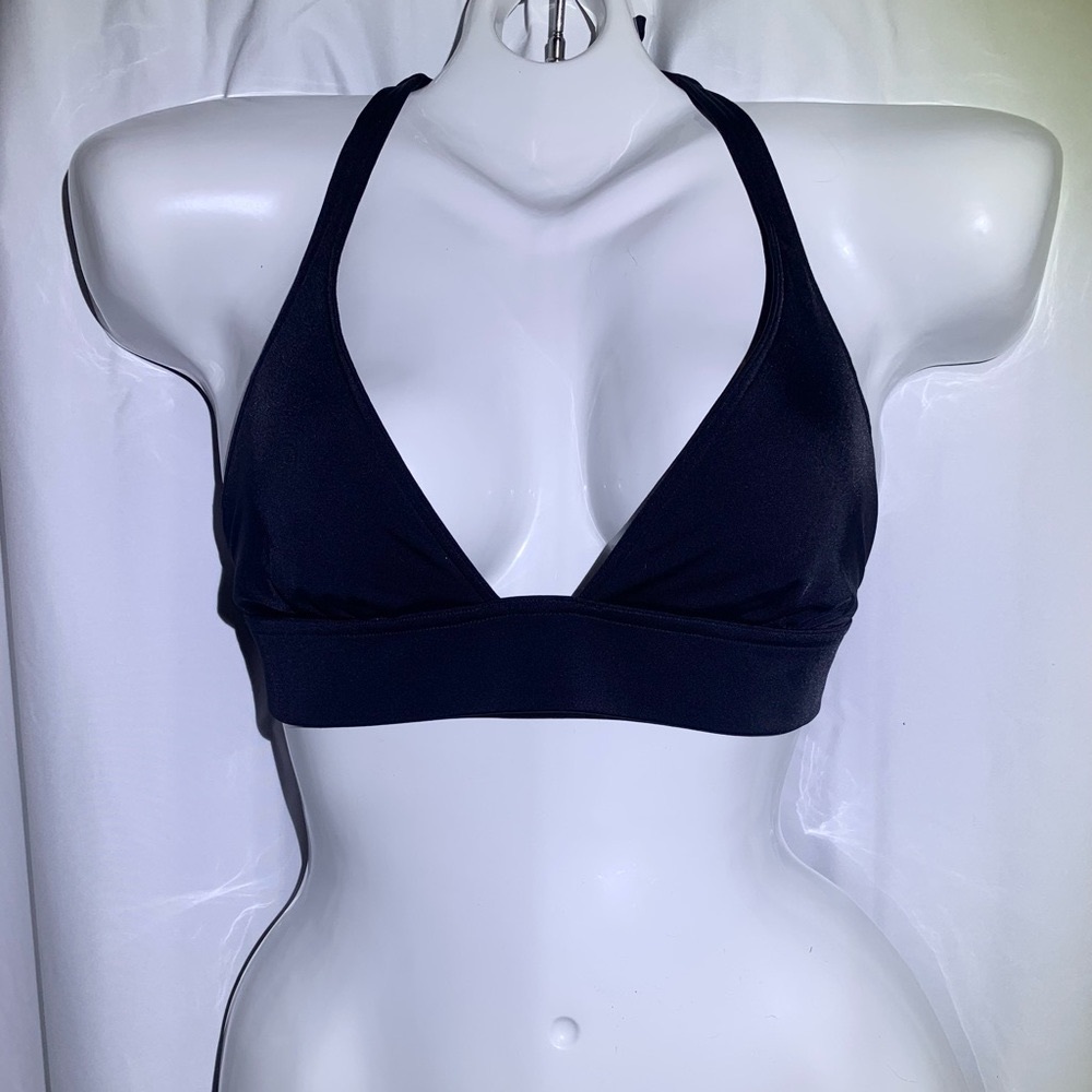 Victoria's Secret Black Triangle Bikini Top